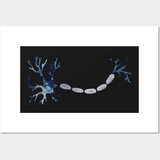 Neuron galaxy nerve cell Posters and Art